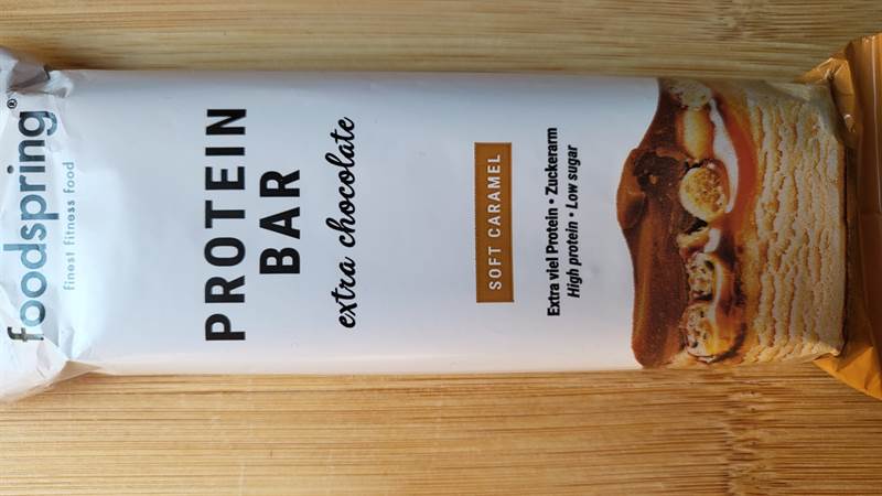 foodspring Protein bar Soft caramel
