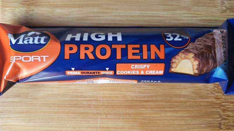 Matt High protein 32% Crispy cookies & cream