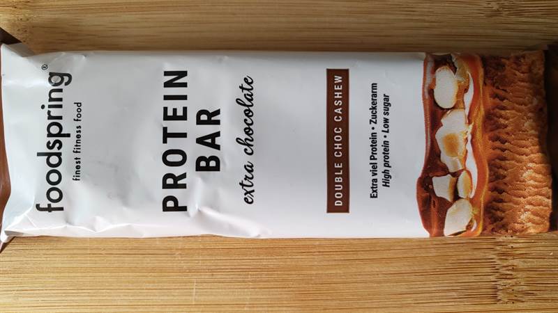 foodspring Protein bar Double choc cashew