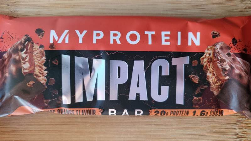 MyProtein Impact Bar Dark Choc Orange