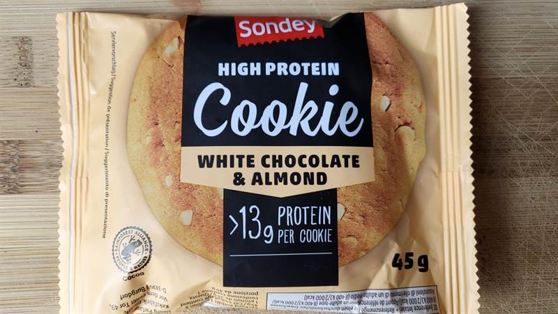 Sondey High Protein Cookie White Chocolate & Almond