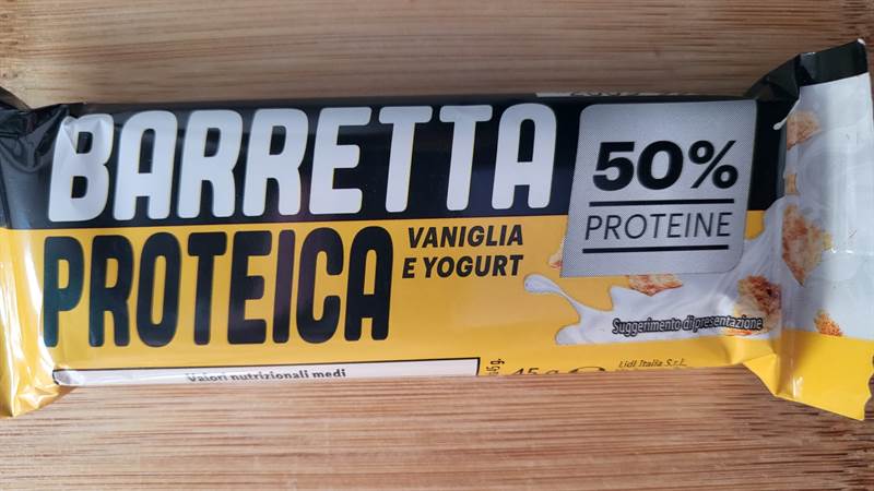 Lidl Barretta Proteica Vaniglia e Yogurt