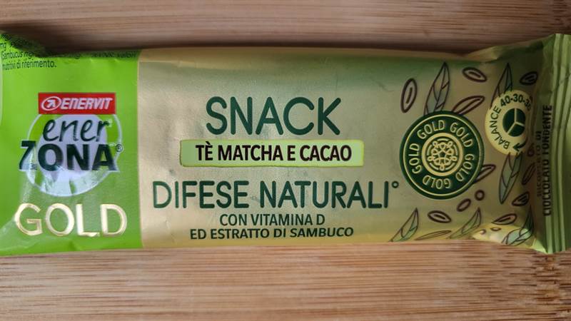 Enervit enerZona Snack Tè matcha e cacao