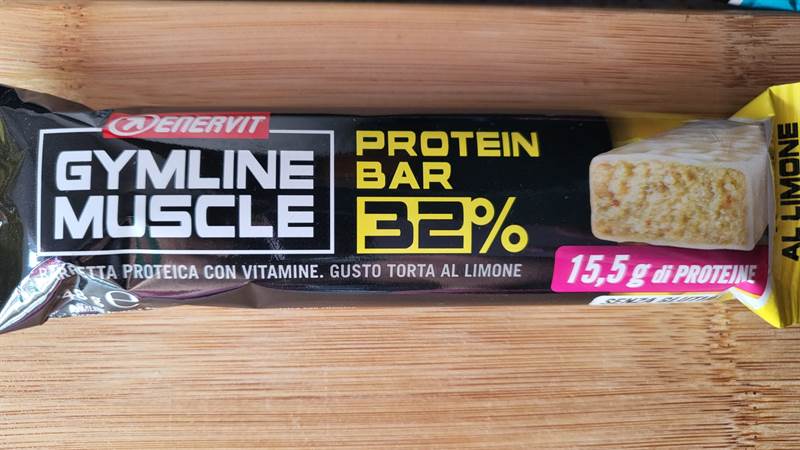 Enervit Gymline Muscle Protein Bar 32% Torta al limone