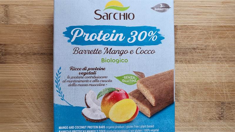 Sarchio Protein 30% Barrette Mango e Cocco