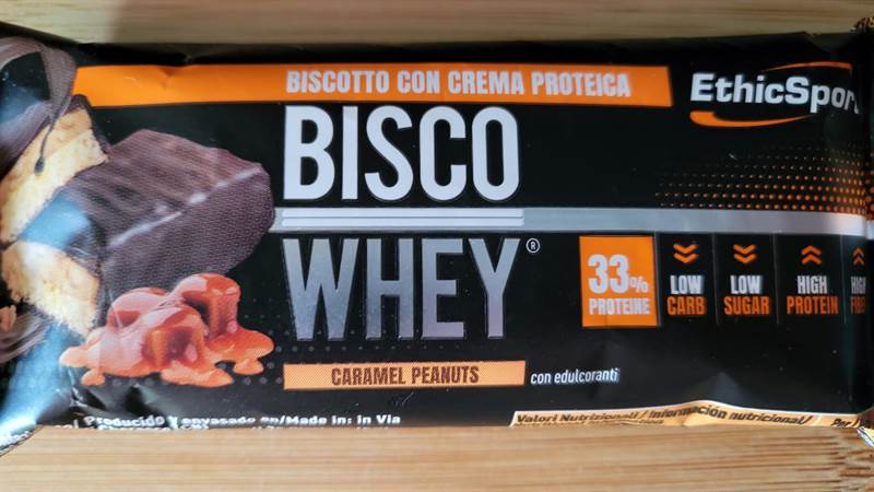EthicSport Bisco Whey Caramel Peanuts