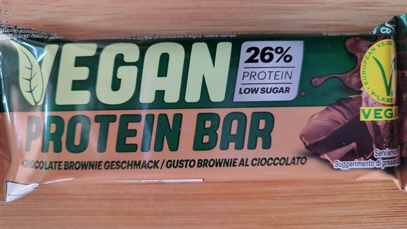 Lidl IronMaxx Vegan protein bar Brownie al cioccolato