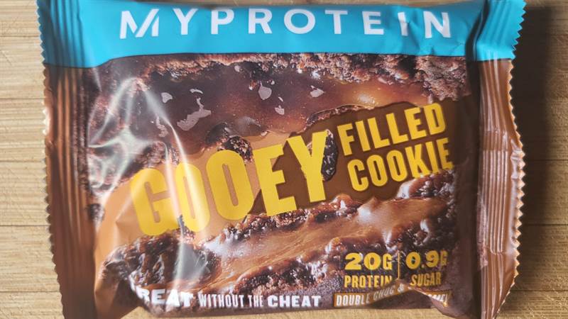 MyProtein Gooey Filled Cookie Double Choc & Caramel