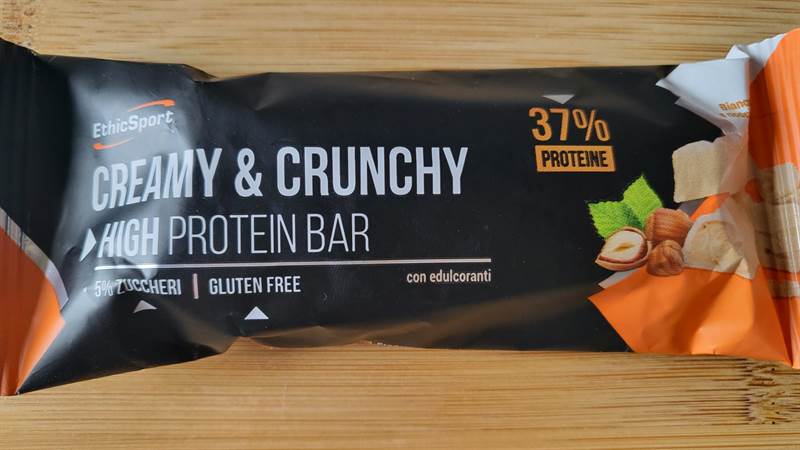 EthicSport Creamy & Crunchy High Protein Bar 