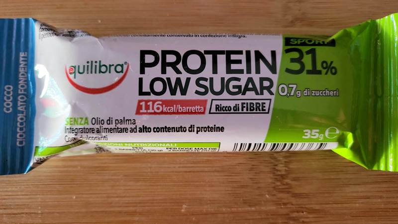 equilibra Protein 31% Low Sugar Cocco e Cioccolato fondente
