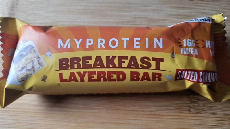MyProtein Breakfast Layered Bar Salted Caramel