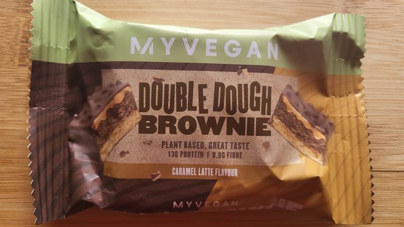 MyProtein MyVegan Double Dough Brownie Caramel Latte