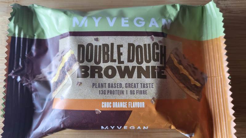 MyProtein MyVegan Double Dough Brownie Choc Orange