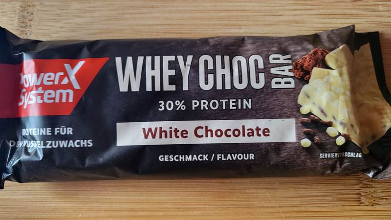 Power X System Whey Choc Bar White Chocolate