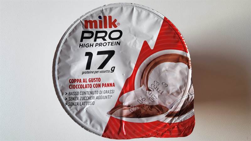 milk Pro High Protein 17 g Coppa al gusto Cioccolato con Panna