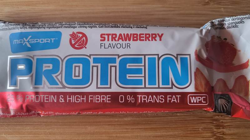 MaxSport Protein 25% & High Fibre Strawberry