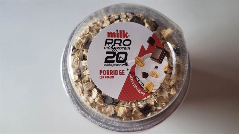 milk Pro High Protein 20 g Porridge con Yogurt Avena e Cioccolato