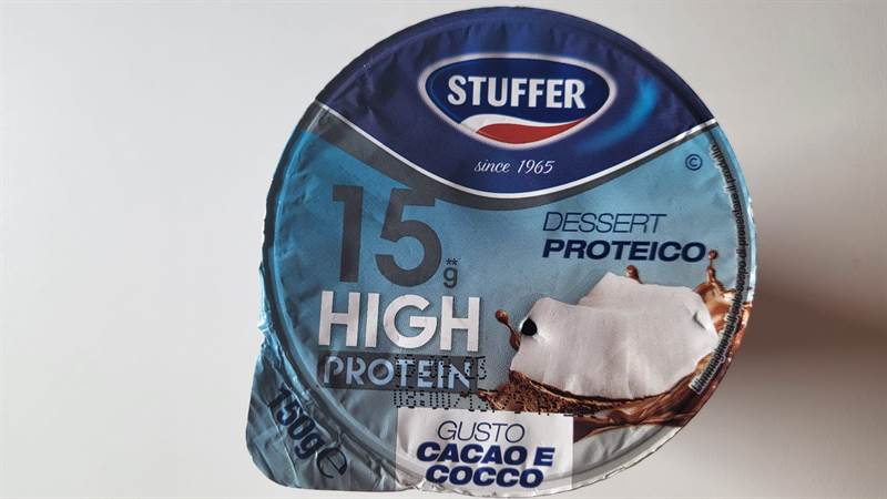 Stuffer Dessert Proteico 15 g High Protein Cacao e Cocco