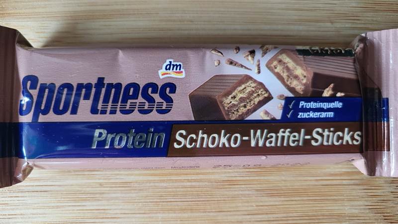 dm Sportness Protein Crispy Schoko Waffel Sticks