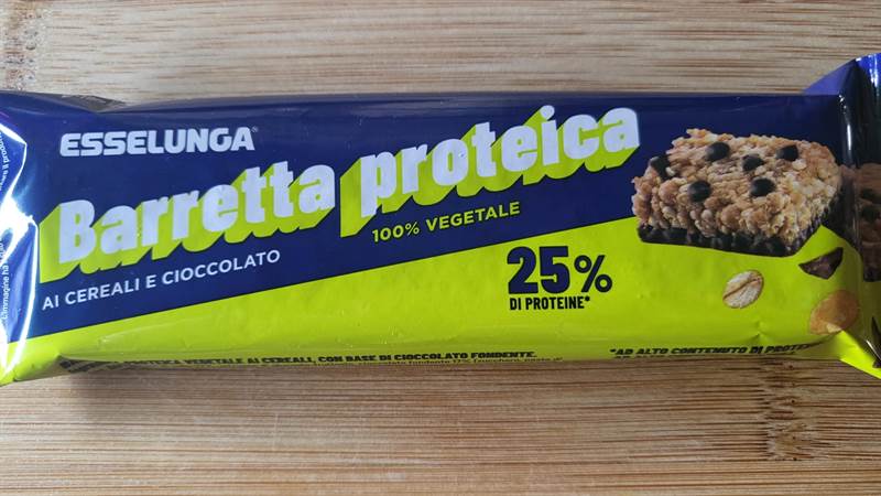 Esselunga Barretta Proteica 25% di proteine Cereali e Cioccolato