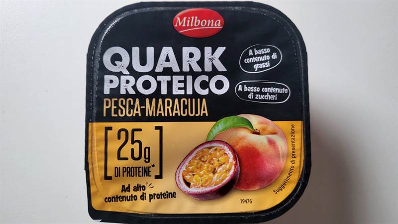 Milbona Quark Proteico Pesca Maracuja