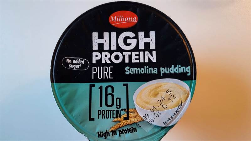 Milbona High Protein Semolina Pudding - Pure