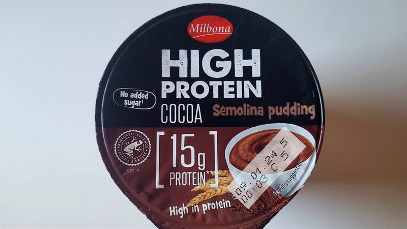 Milbona High Protein Semolina Pudding - Cocoa