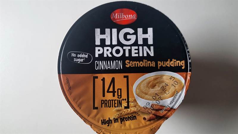 Milbona High Protein Semolina Pudding - Cinnamon