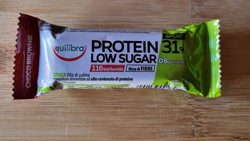 equilibra Protein sport 31% low sugar Choco brownie