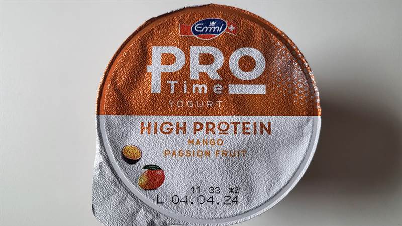 Emmi Pro Time Yogurt High Protein Mango Passion Fruit