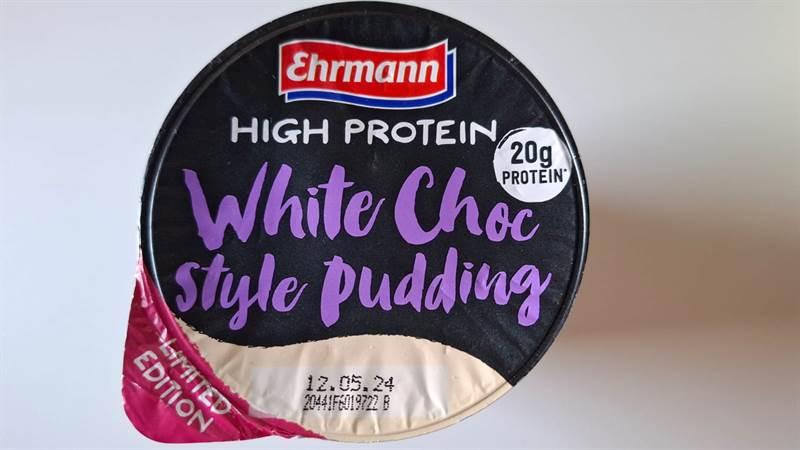 Ehrmann High Protein Pudding White Choc