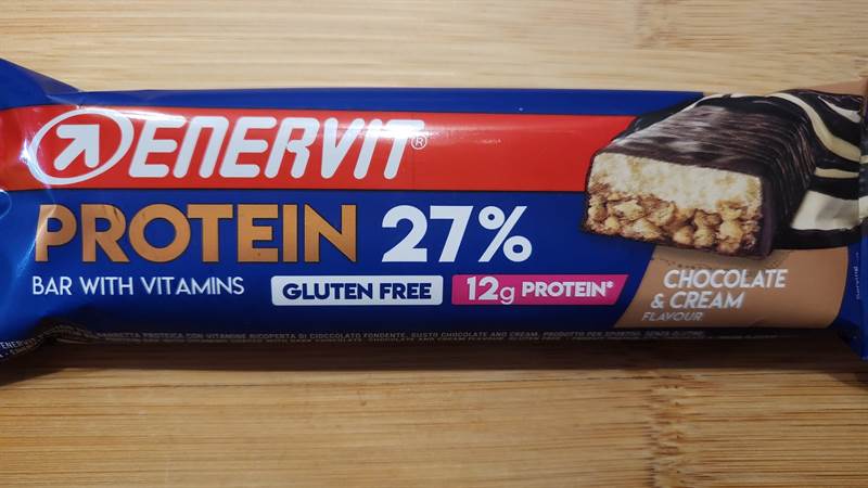 Enervit Protein 27% bar with vitamins Chocolate & cream