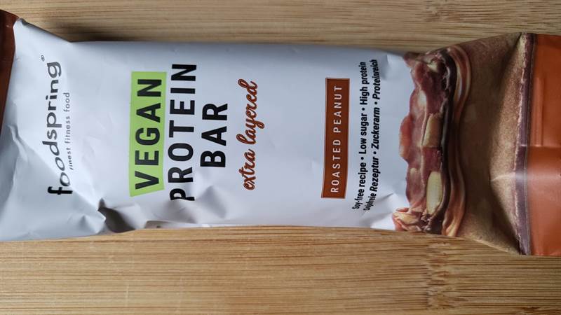 foodspring Vegan protein bar Roasted peanut